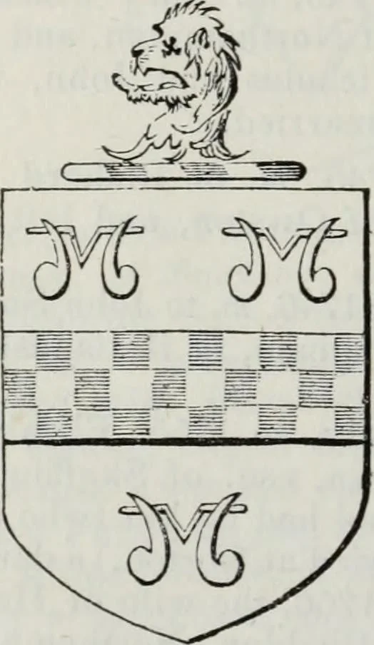 An illustration from A genealogical and heraldic history of the commoners of Great Britain and Ireland enjoying territorial possessions or high official rank, but uninvested with heritable honours, 1836, leaf 662