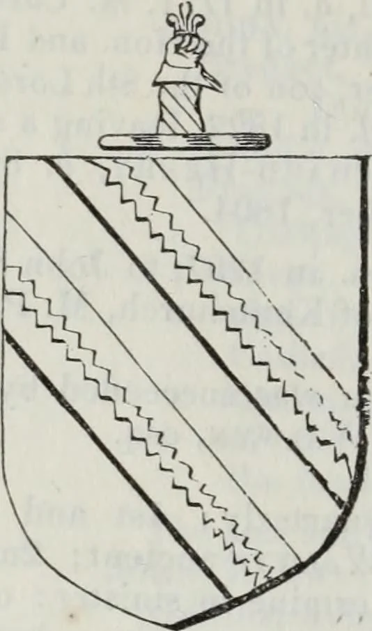 An illustration from A genealogical and heraldic history of the commoners of Great Britain and Ireland enjoying territorial possessions or high official rank, but uninvested with heritable honours, 1836, leaf 700