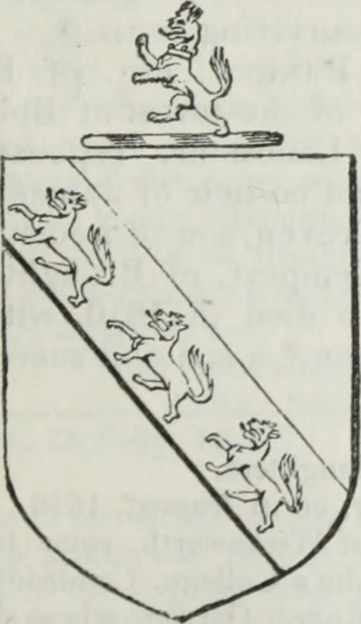 An illustration from A genealogical and heraldic history of the commoners of Great Britain and Ireland enjoying territorial possessions or high official rank, but uninvested with heritable honours, 1836, leaf 701