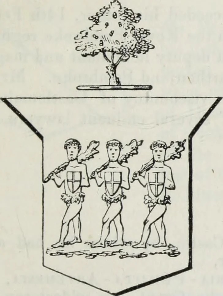 An illustration from A genealogical and heraldic history of the commoners of Great Britain and Ireland enjoying territorial possessions or high official rank, but uninvested with heritable honours, 1836, leaf 709