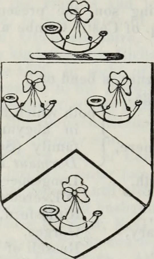 An illustration from A genealogical and heraldic history of the commoners of Great Britain and Ireland enjoying territorial possessions or high official rank, but uninvested with heritable honours, 1836, leaf 716
