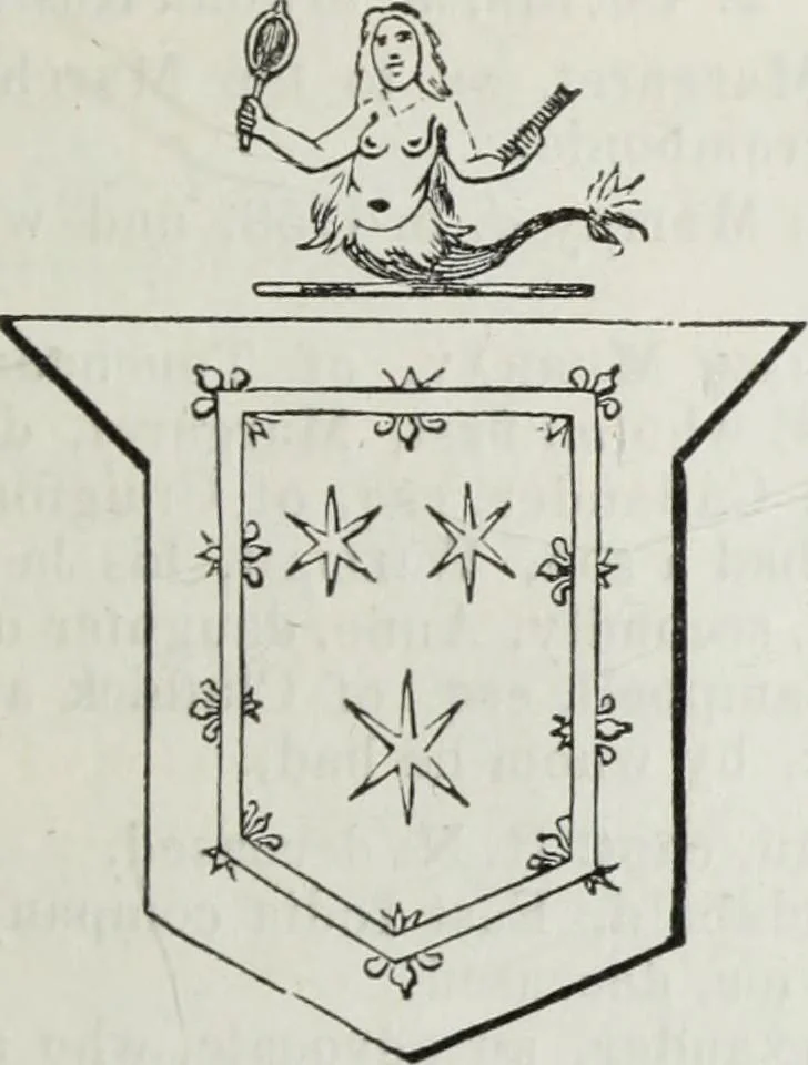 An illustration from A genealogical and heraldic history of the commoners of Great Britain and Ireland enjoying territorial possessions or high official rank, but uninvested with heritable honours, 1836, leaf 85