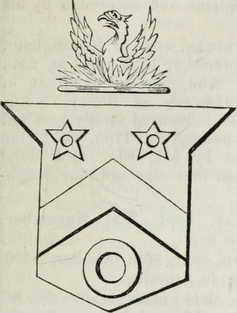 An illustration from A genealogical and heraldic history of the commoners of Great Britain and Ireland enjoying territorial possessions or high official rank, but uninvested with heritable honours, 1836, leaf 91