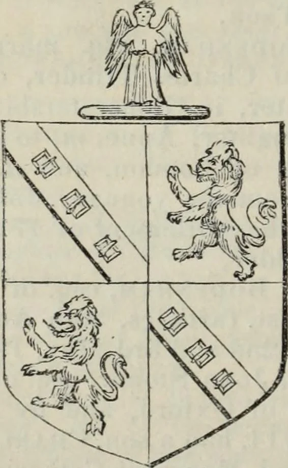 An illustration from A genealogical and heraldic history of the commoners of Great Britain and Ireland enjoying territorial possessions or high official rank, but uninvested with heritable honours, 1836, leaf 112