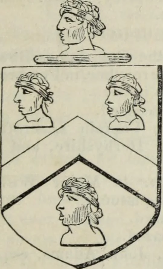 An illustration from A genealogical and heraldic history of the commoners of Great Britain and Ireland enjoying territorial possessions or high official rank, but uninvested with heritable honours, 1836, leaf 121
