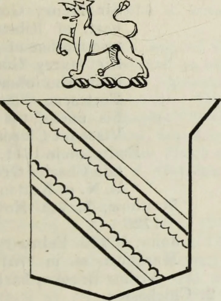 An illustration from A genealogical and heraldic history of the commoners of Great Britain and Ireland enjoying territorial possessions or high official rank, but uninvested with heritable honours, 1836, leaf 151