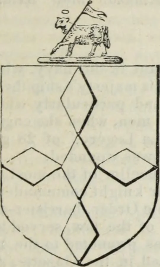 An illustration from A genealogical and heraldic history of the commoners of Great Britain and Ireland enjoying territorial possessions or high official rank, but uninvested with heritable honours, 1836, leaf 163