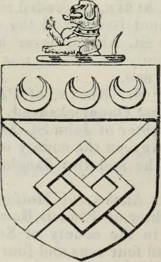 An illustration from A genealogical and heraldic history of the commoners of Great Britain and Ireland enjoying territorial possessions or high official rank, but uninvested with heritable honours, 1836, leaf 192