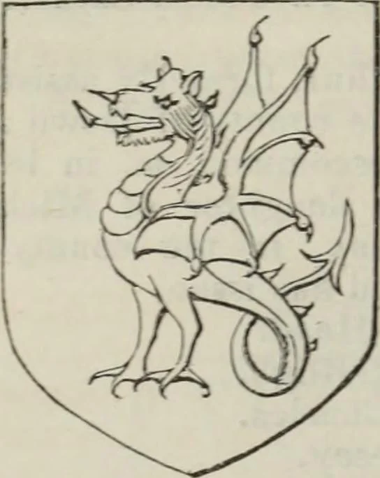 An illustration from A genealogical and heraldic history of the commoners of Great Britain and Ireland enjoying territorial possessions or high official rank, but uninvested with heritable honours, 1836, leaf 218
