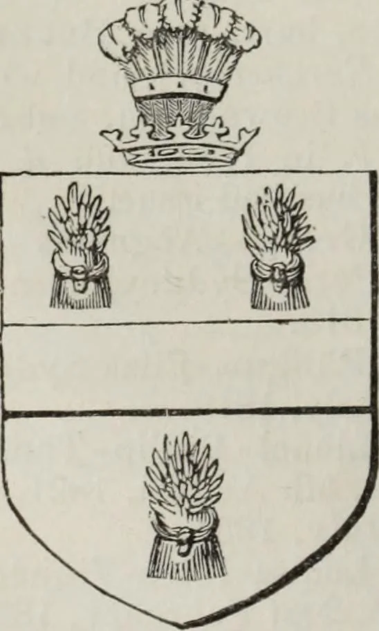 An illustration from A genealogical and heraldic history of the commoners of Great Britain and Ireland enjoying territorial possessions or high official rank, but uninvested with heritable honours, 1836, leaf 22