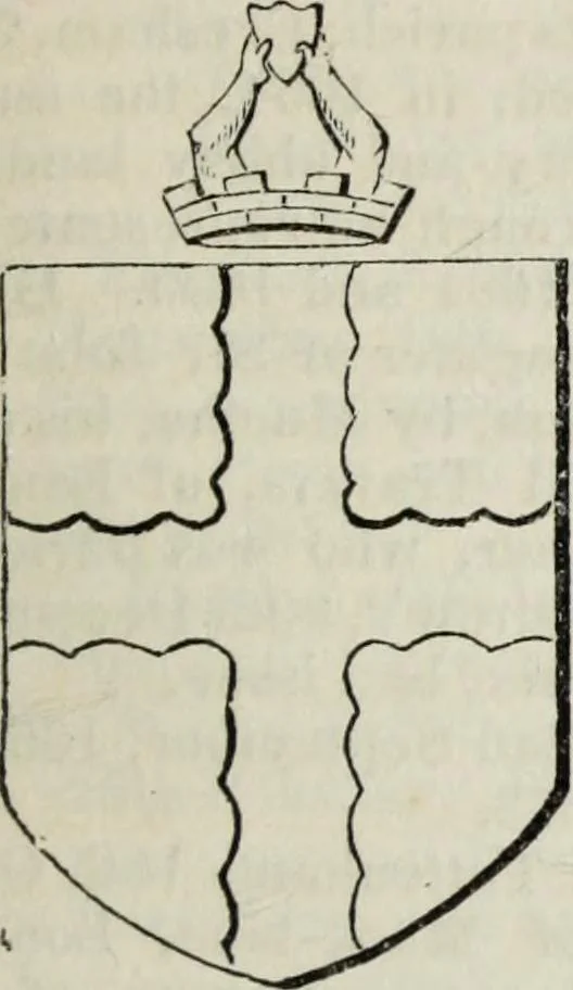 An illustration from A genealogical and heraldic history of the commoners of Great Britain and Ireland enjoying territorial possessions or high official rank, but uninvested with heritable honours, 1836, leaf 223