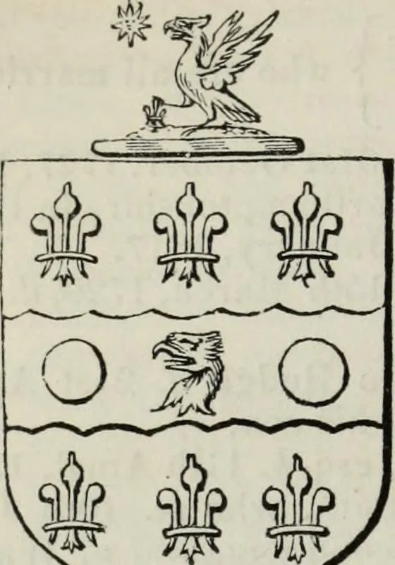 An illustration from A genealogical and heraldic history of the commoners of Great Britain and Ireland enjoying territorial possessions or high official rank, but uninvested with heritable honours, 1836, leaf 226