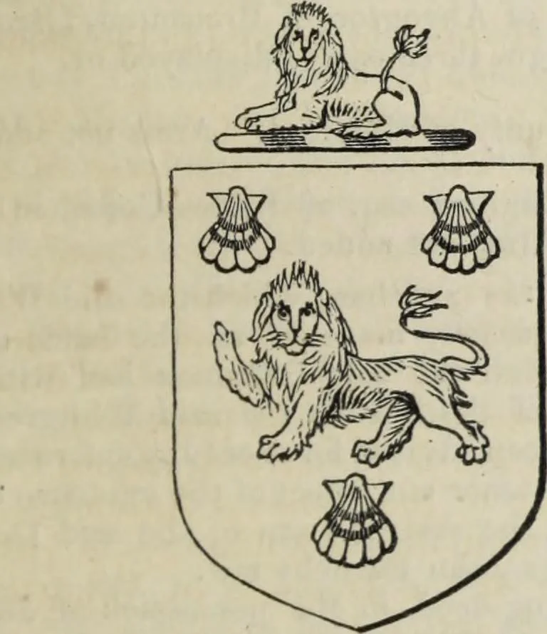 An illustration from A genealogical and heraldic history of the commoners of Great Britain and Ireland enjoying territorial possessions or high official rank, but uninvested with heritable honours, 1836, leaf 27