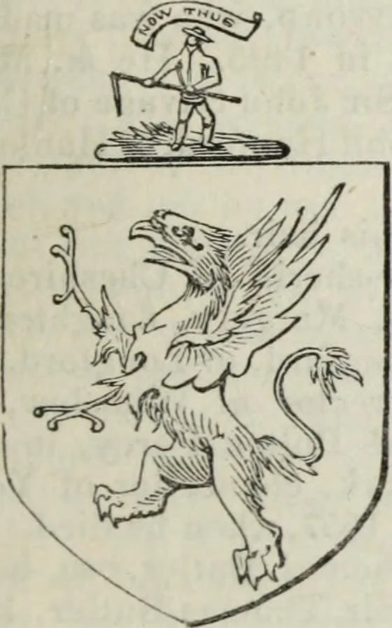 An illustration from A genealogical and heraldic history of the commoners of Great Britain and Ireland enjoying territorial possessions or high official rank, but uninvested with heritable honours, 1836, leaf 273