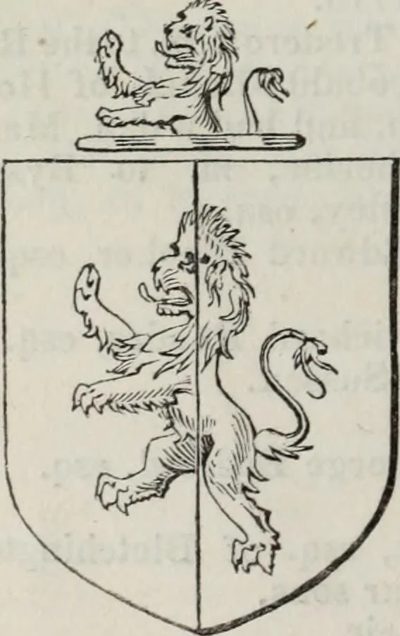 An illustration from A genealogical and heraldic history of the commoners of Great Britain and Ireland enjoying territorial possessions or high official rank, but uninvested with heritable honours, 1836, leaf 306