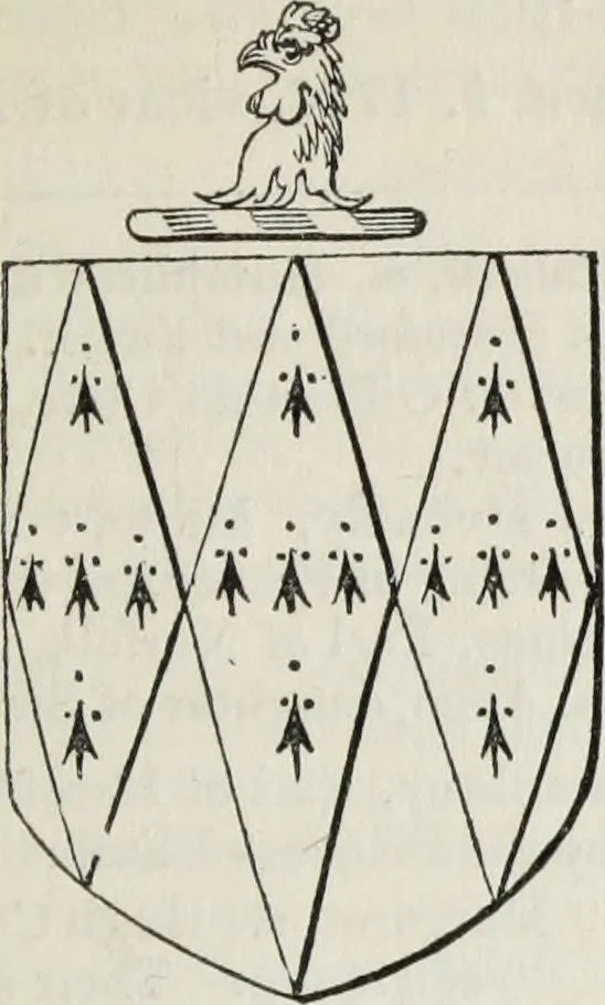 An illustration from A genealogical and heraldic history of the commoners of Great Britain and Ireland enjoying territorial possessions or high official rank, but uninvested with heritable honours, 1836, leaf 319