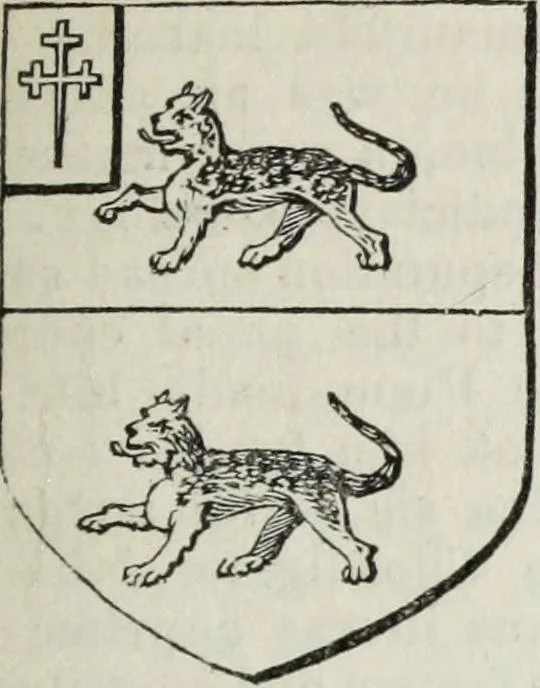 An illustration from A genealogical and heraldic history of the commoners of Great Britain and Ireland enjoying territorial possessions or high official rank, but uninvested with heritable honours, 1836, leaf 331