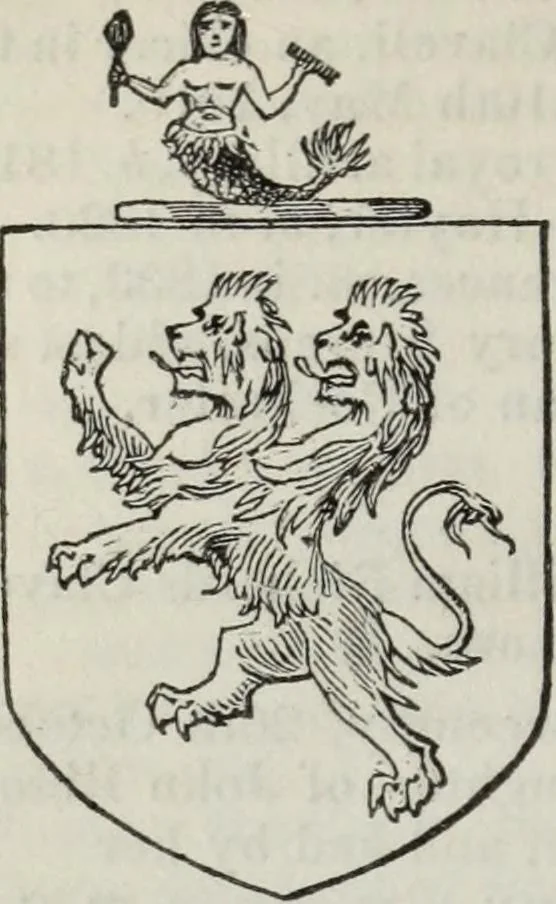 An illustration from A genealogical and heraldic history of the commoners of Great Britain and Ireland enjoying territorial possessions or high official rank, but uninvested with heritable honours, 1836, leaf 380