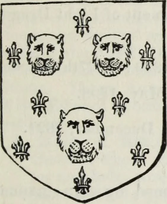 An illustration from A genealogical and heraldic history of the commoners of Great Britain and Ireland enjoying territorial possessions or high official rank, but uninvested with heritable honours, 1836, leaf 387