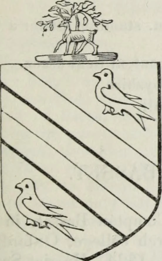 An illustration from A genealogical and heraldic history of the commoners of Great Britain and Ireland enjoying territorial possessions or high official rank, but uninvested with heritable honours, 1836, leaf 393