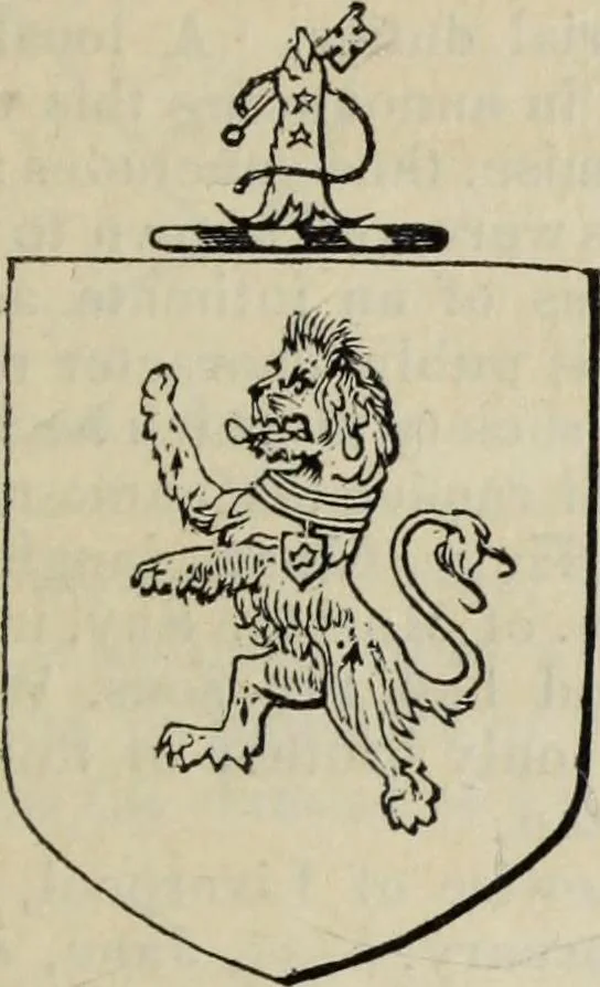 An illustration from A genealogical and heraldic history of the commoners of Great Britain and Ireland enjoying territorial possessions or high official rank, but uninvested with heritable honours, 1836, leaf 43