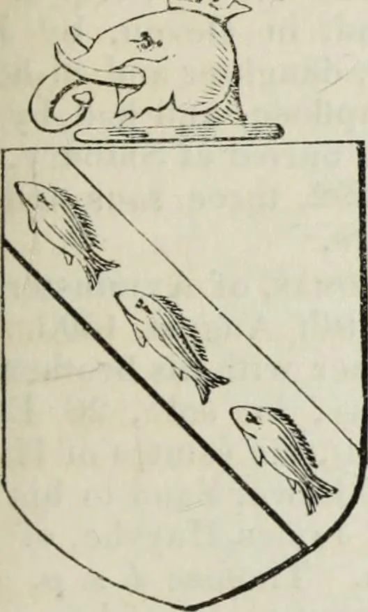 An illustration from A genealogical and heraldic history of the commoners of Great Britain and Ireland enjoying territorial possessions or high official rank, but uninvested with heritable honours, 1836, leaf 435