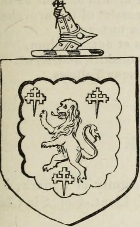 An illustration from A genealogical and heraldic history of the commoners of Great Britain and Ireland enjoying territorial possessions or high official rank, but uninvested with heritable honours, 1836, leaf 469