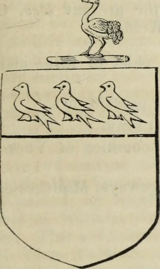 An illustration from A genealogical and heraldic history of the commoners of Great Britain and Ireland enjoying territorial possessions or high official rank, but uninvested with heritable honours, 1836, leaf 47