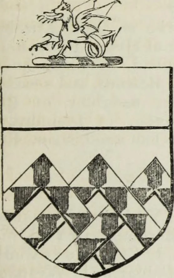 An illustration from A genealogical and heraldic history of the commoners of Great Britain and Ireland enjoying territorial possessions or high official rank, but uninvested with heritable honours, 1836, leaf 493