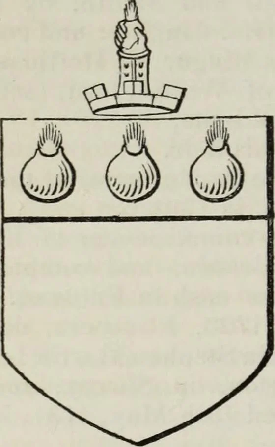An illustration from A genealogical and heraldic history of the commoners of Great Britain and Ireland enjoying territorial possessions or high official rank, but uninvested with heritable honours, 1836, leaf 496