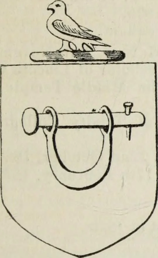 An illustration from A genealogical and heraldic history of the commoners of Great Britain and Ireland enjoying territorial possessions or high official rank, but uninvested with heritable honours, 1836, leaf 513