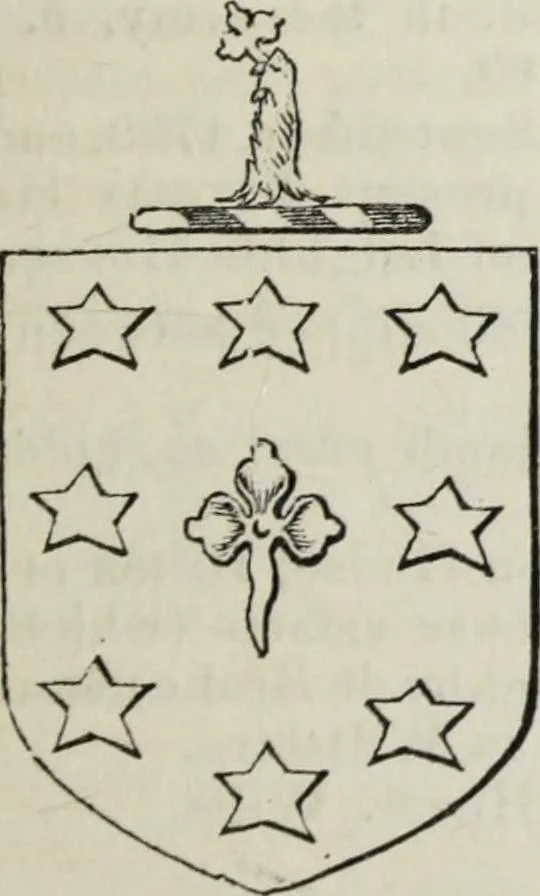 An illustration from A genealogical and heraldic history of the commoners of Great Britain and Ireland enjoying territorial possessions or high official rank, but uninvested with heritable honours, 1836, leaf 535