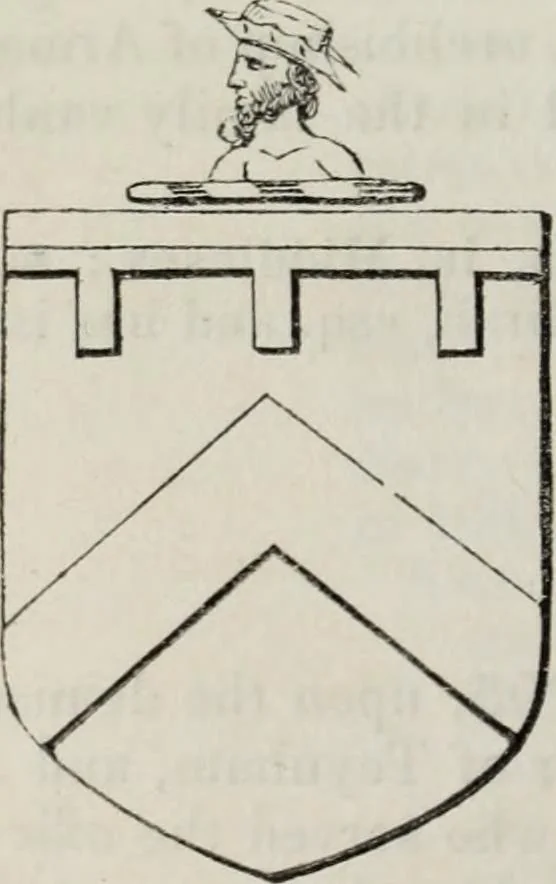 An illustration from A genealogical and heraldic history of the commoners of Great Britain and Ireland enjoying territorial possessions or high official rank, but uninvested with heritable honours, 1836, leaf 560