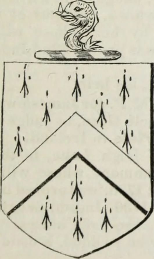 An illustration from A genealogical and heraldic history of the commoners of Great Britain and Ireland enjoying territorial possessions or high official rank, but uninvested with heritable honours, 1836, leaf 565