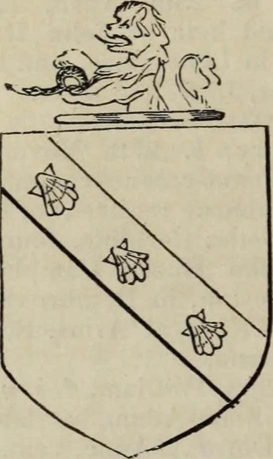 An illustration from A genealogical and heraldic history of the commoners of Great Britain and Ireland enjoying territorial possessions or high official rank, but uninvested with heritable honours, 1836, leaf 58