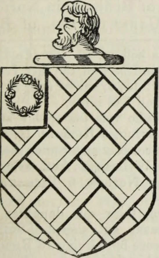 An illustration from A genealogical and heraldic history of the commoners of Great Britain and Ireland enjoying territorial possessions or high official rank, but uninvested with heritable honours, 1836, leaf 589