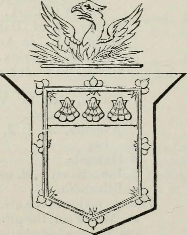 An illustration from A genealogical and heraldic history of the commoners of Great Britain and Ireland enjoying territorial possessions or high official rank, but uninvested with heritable honours, 1836, leaf 602