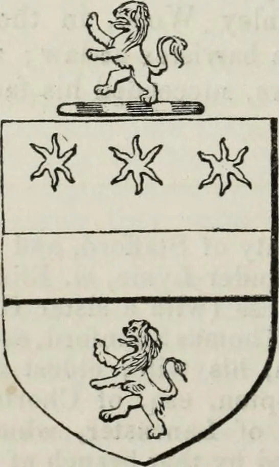 An illustration from A genealogical and heraldic history of the commoners of Great Britain and Ireland enjoying territorial possessions or high official rank, but uninvested with heritable honours, 1836, leaf 624