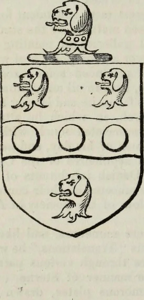 An illustration from A genealogical and heraldic history of the commoners of Great Britain and Ireland enjoying territorial possessions or high official rank, but uninvested with heritable honours, 1836, leaf 628