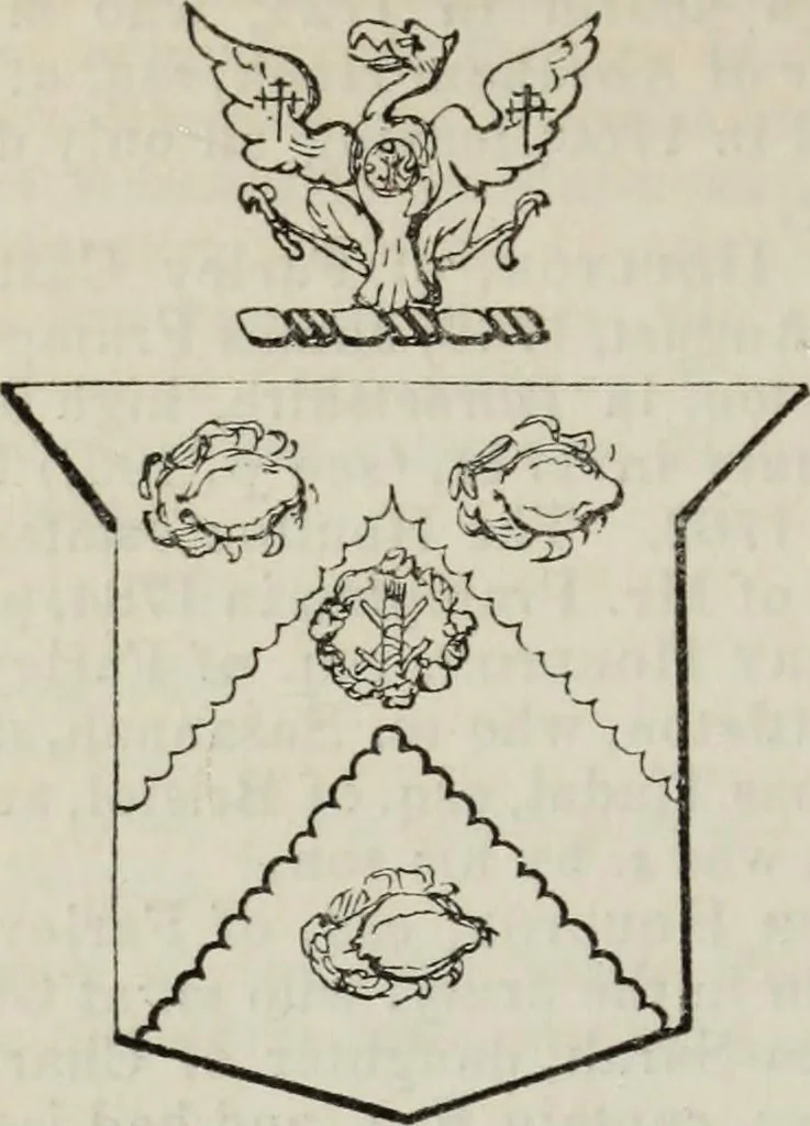 An illustration from A genealogical and heraldic history of the commoners of Great Britain and Ireland enjoying territorial possessions or high official rank, but uninvested with heritable honours, 1836, leaf 630