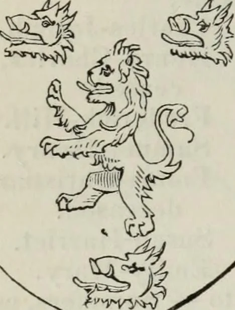 An illustration from A genealogical and heraldic history of the commoners of Great Britain and Ireland enjoying territorial possessions or high official rank, but uninvested with heritable honours, 1836, leaf 666