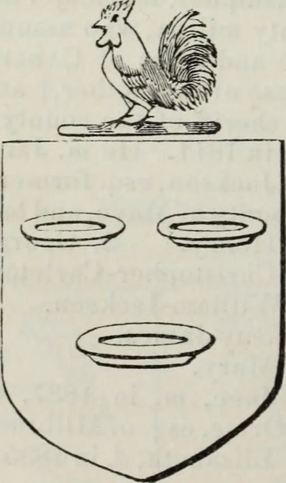 An illustration from A genealogical and heraldic history of the commoners of Great Britain and Ireland enjoying territorial possessions or high official rank, but uninvested with heritable honours, 1836, leaf 668