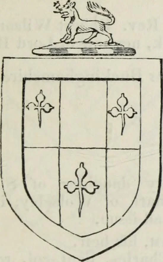 An illustration from A genealogical and heraldic history of the commoners of Great Britain and Ireland enjoying territorial possessions or high official rank, but uninvested with heritable honours, 1836, leaf 671