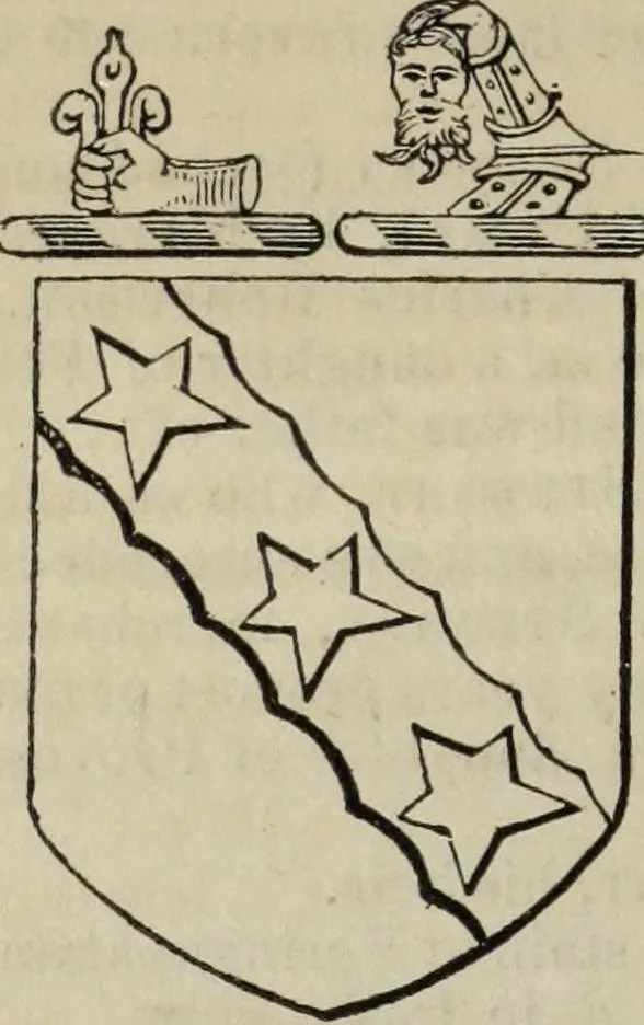 An illustration from A genealogical and heraldic history of the commoners of Great Britain and Ireland enjoying territorial possessions or high official rank, but uninvested with heritable honours, 1836, leaf 68
