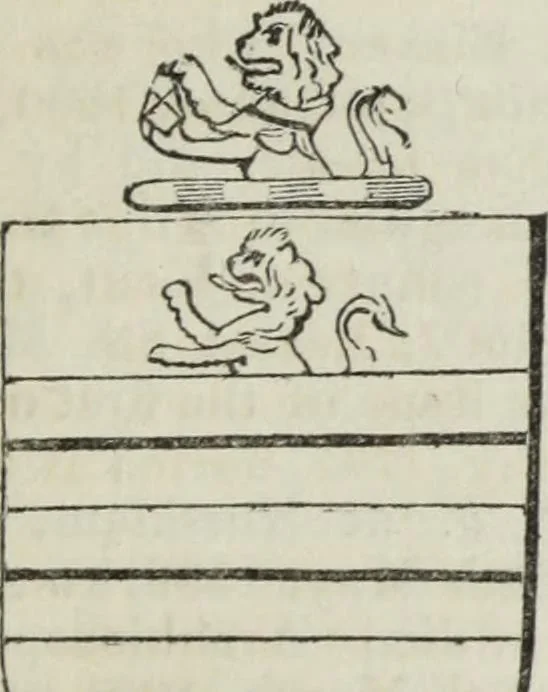 An illustration from A genealogical and heraldic history of the commoners of Great Britain and Ireland enjoying territorial possessions or high official rank, but uninvested with heritable honours, 1836, leaf 683