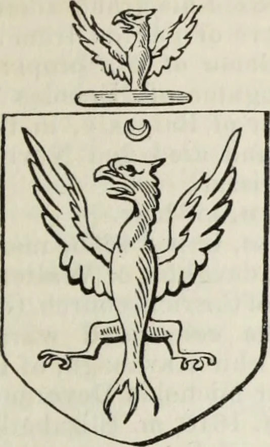 An illustration from A genealogical and heraldic history of the commoners of Great Britain and Ireland enjoying territorial possessions or high official rank, but uninvested with heritable honours, 1836, leaf 743