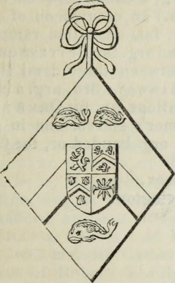 An illustration from A genealogical and heraldic history of the commoners of Great Britain and Ireland enjoying territorial possessions or high official rank, but uninvested with heritable honours, 1836, leaf 749