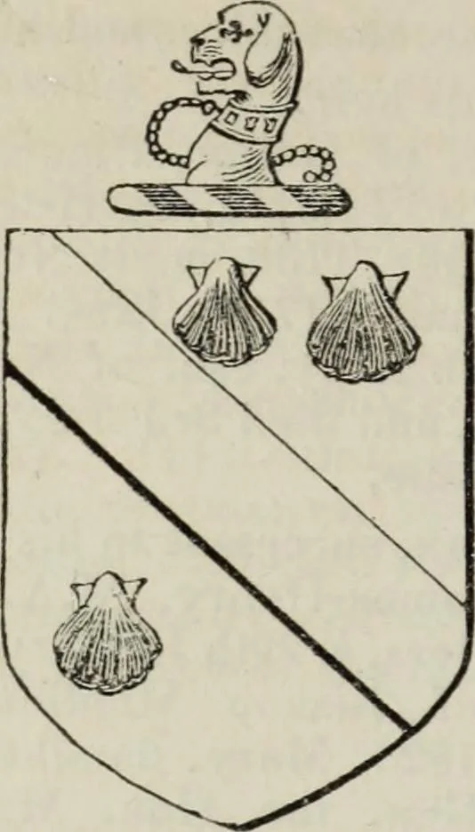 An illustration from A genealogical and heraldic history of the commoners of Great Britain and Ireland enjoying territorial possessions or high official rank, but uninvested with heritable honours, 1836, leaf 772