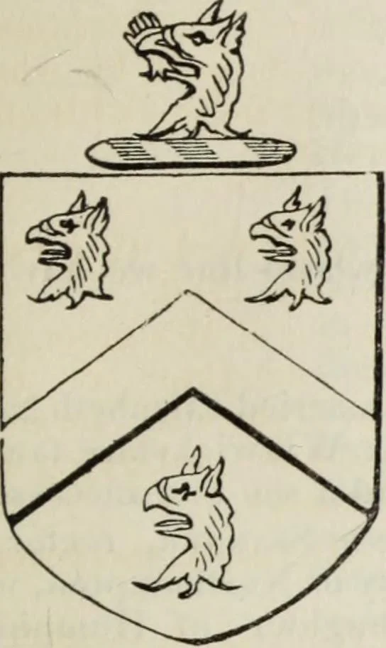 An illustration from A genealogical and heraldic history of the commoners of Great Britain and Ireland enjoying territorial possessions or high official rank, but uninvested with heritable honours, 1836, leaf 775