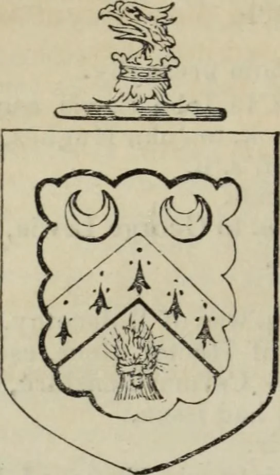 An illustration from A genealogical and heraldic history of the commoners of Great Britain and Ireland enjoying territorial possessions or high official rank, but uninvested with heritable honours, 1836, leaf 88